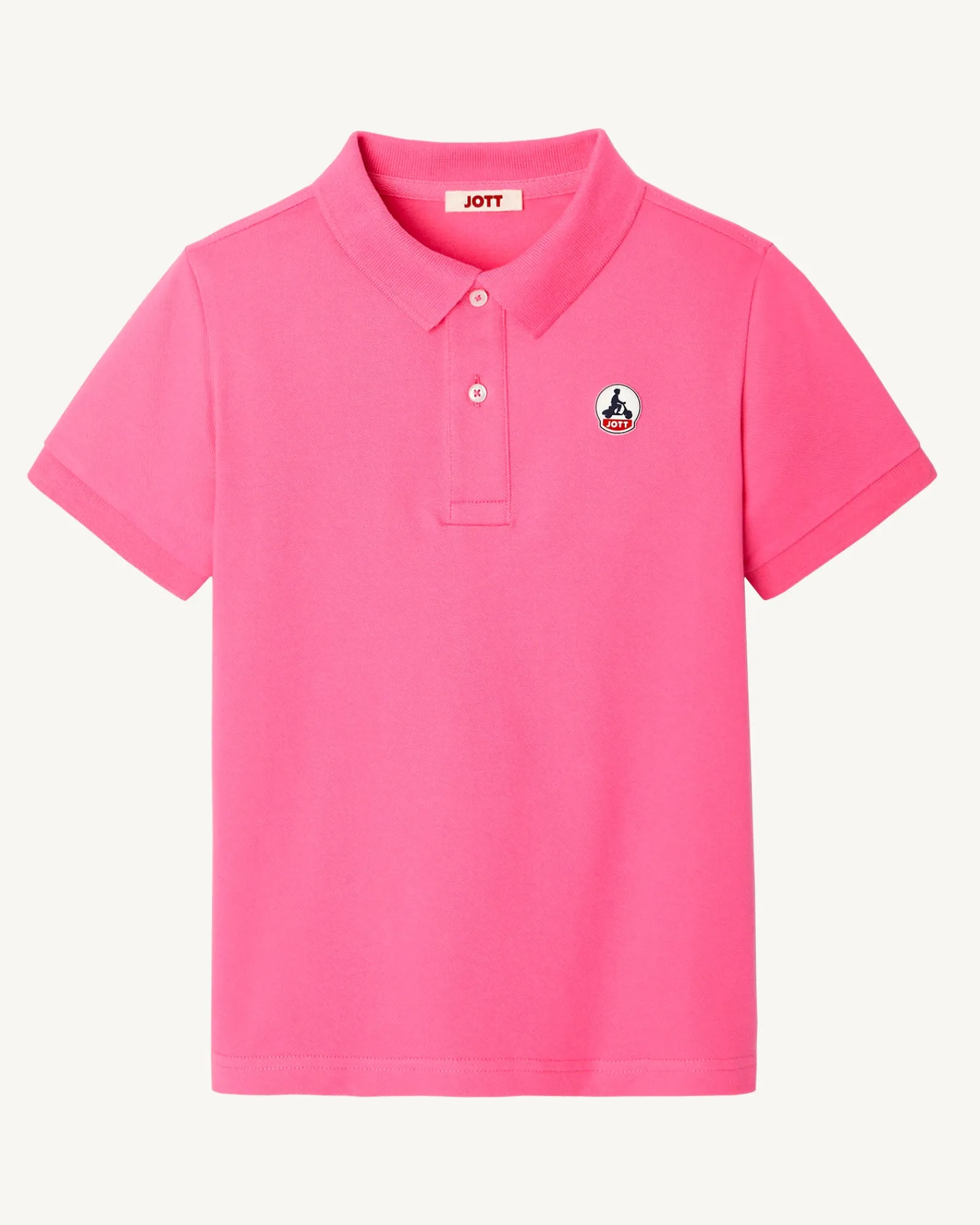 Polo Enfant En Coton Biologique Rose Intense Salvador*JOTT Sale