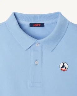 Polo Enfant En Coton Biologique Bleu Clair Salvador*JOTT New