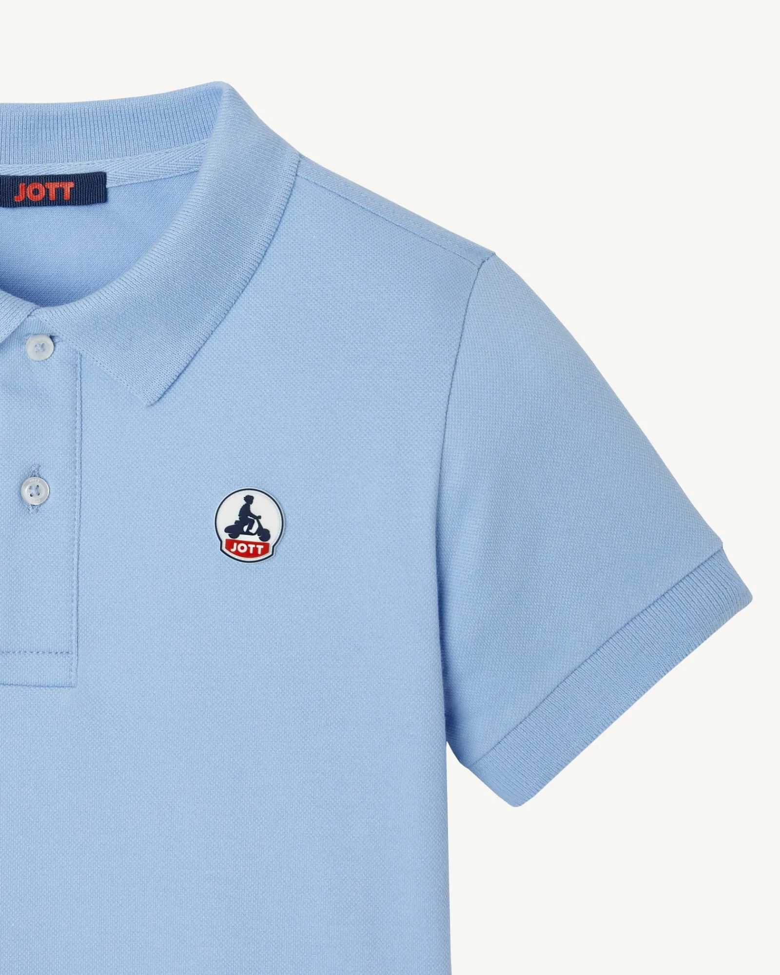 Polo Enfant En Coton Biologique Bleu Clair Salvador*JOTT New