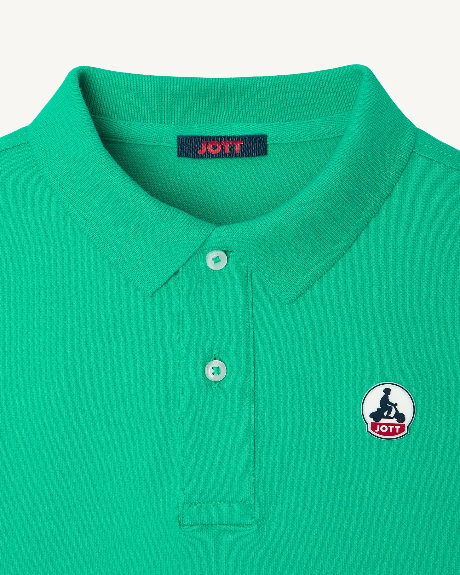 Polo Enfant En Coton Biologique Vert Salvador*JOTT Hot