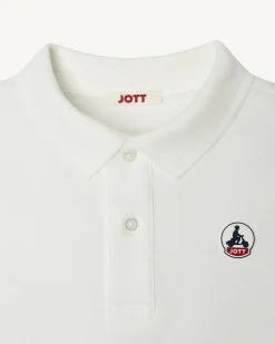 Polo Enfant En Coton Biologique Blanc Salvador*JOTT Discount