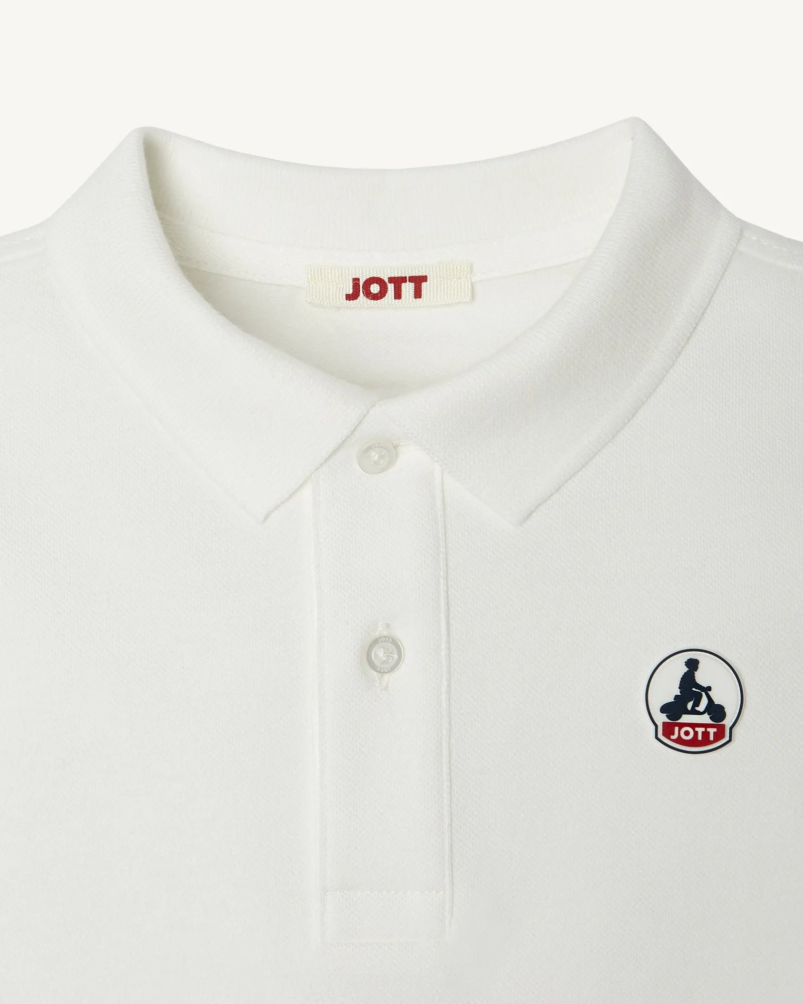 Polo Enfant En Coton Biologique Blanc Salvador*JOTT Discount