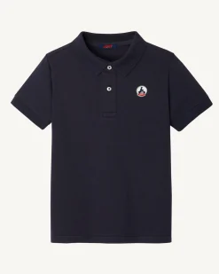 Polo Enfant En Coton Biologique Marine Salvador*JOTT Shop