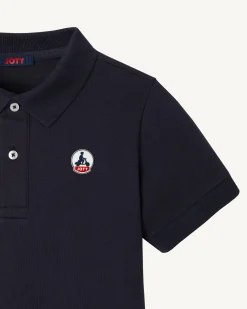 Polo Enfant En Coton Biologique Marine Salvador*JOTT Shop