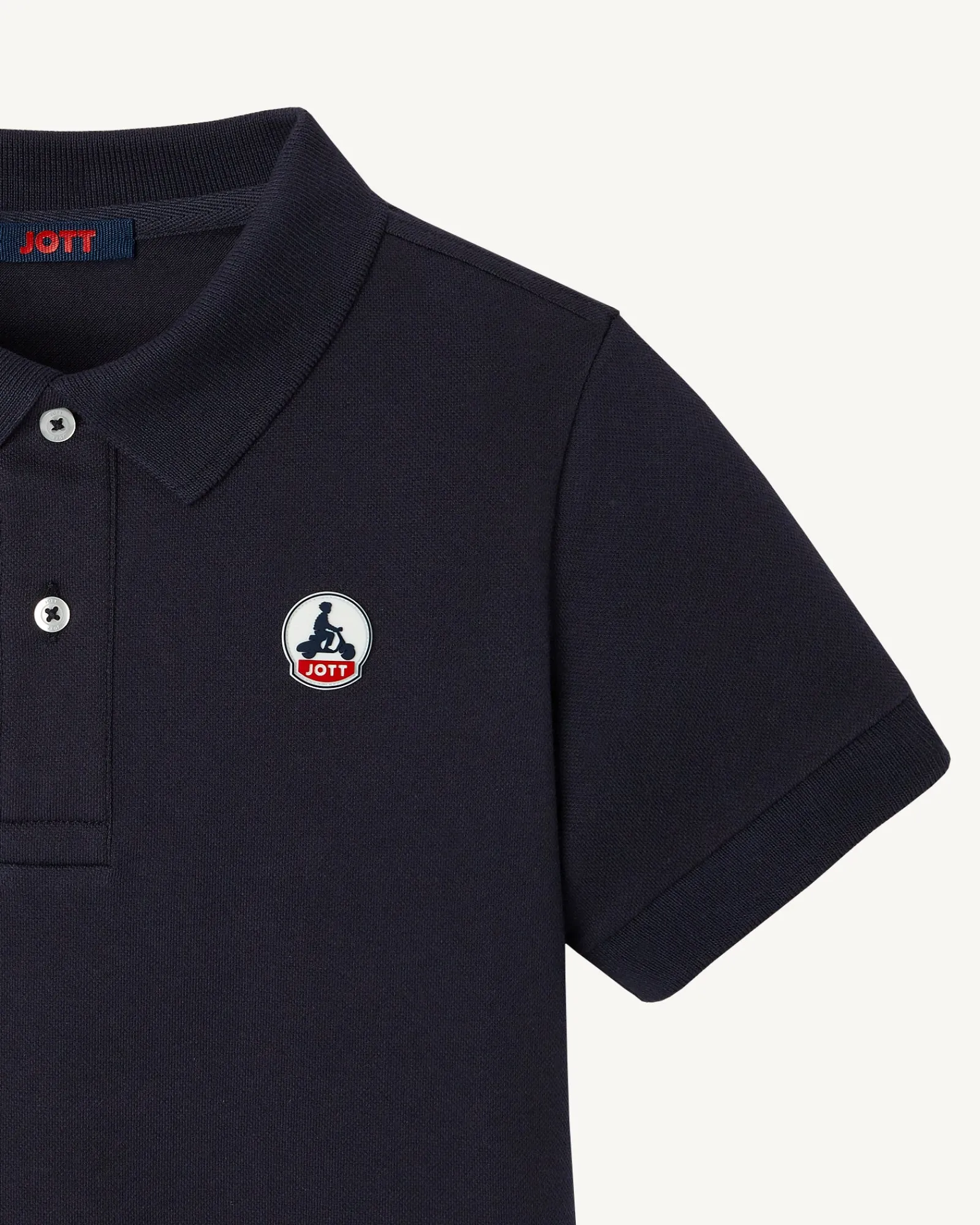 Polo Enfant En Coton Biologique Marine Salvador*JOTT Shop