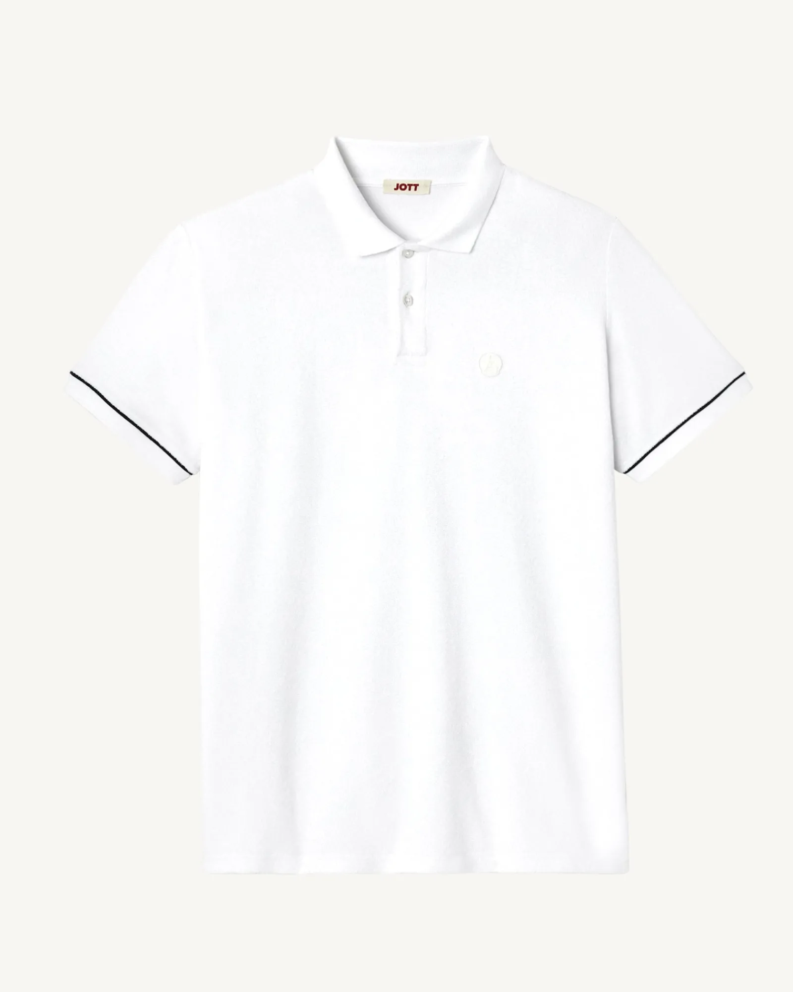 Polo Eponge Blanc Neil*JOTT New