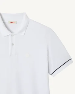 Polo Eponge Blanc Neil*JOTT New