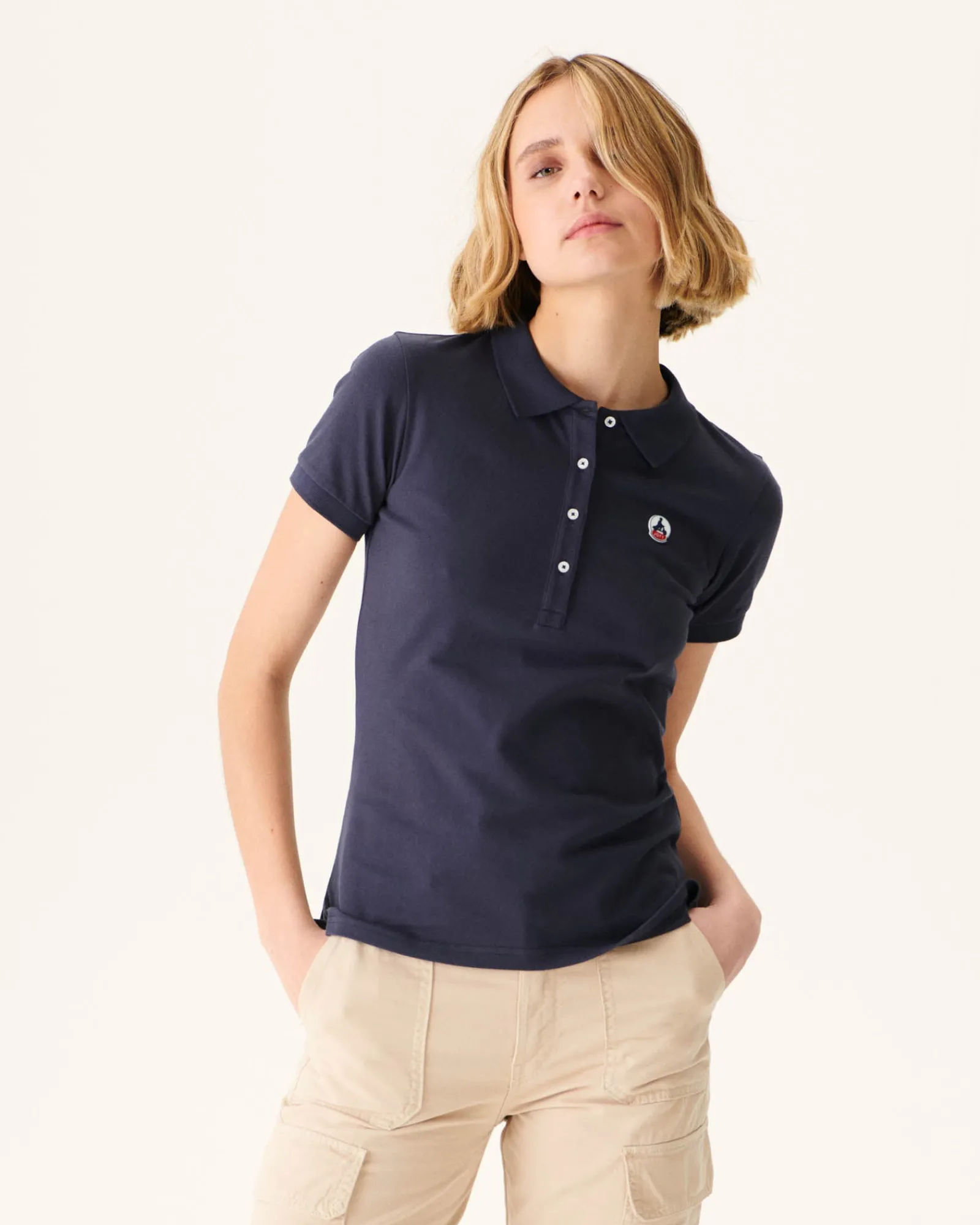 Polo Femme En Coton Biologique Marine Franca*JOTT Store