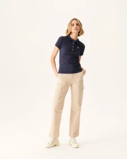 Polo Femme En Coton Biologique Marine Franca*JOTT Store