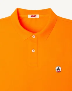 Polo Homme En Coton Biologique Abricot Marbella*JOTT Shop