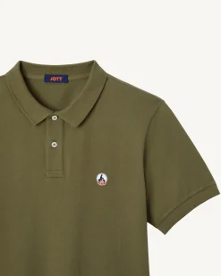 Polo Homme En Coton Biologique Army Marbella*JOTT Store