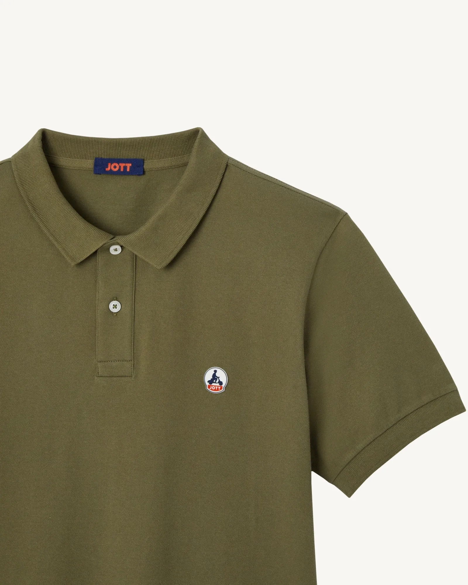 Polo Homme En Coton Biologique Army Marbella*JOTT Store