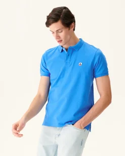 Polo Homme En Coton Biologique Azur Marbella*JOTT Hot