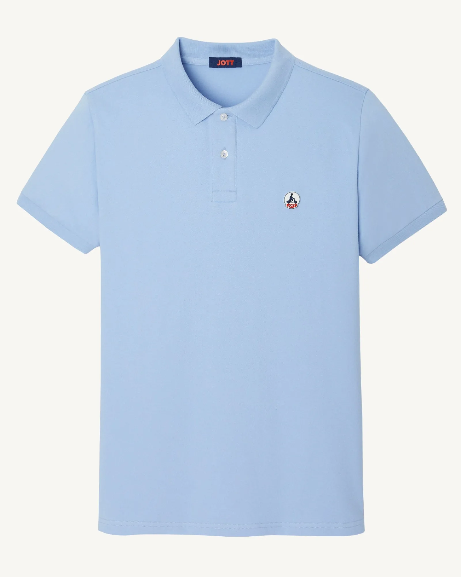 Polo Homme En Coton Biologique Bleu Clair Marbella*JOTT Cheap