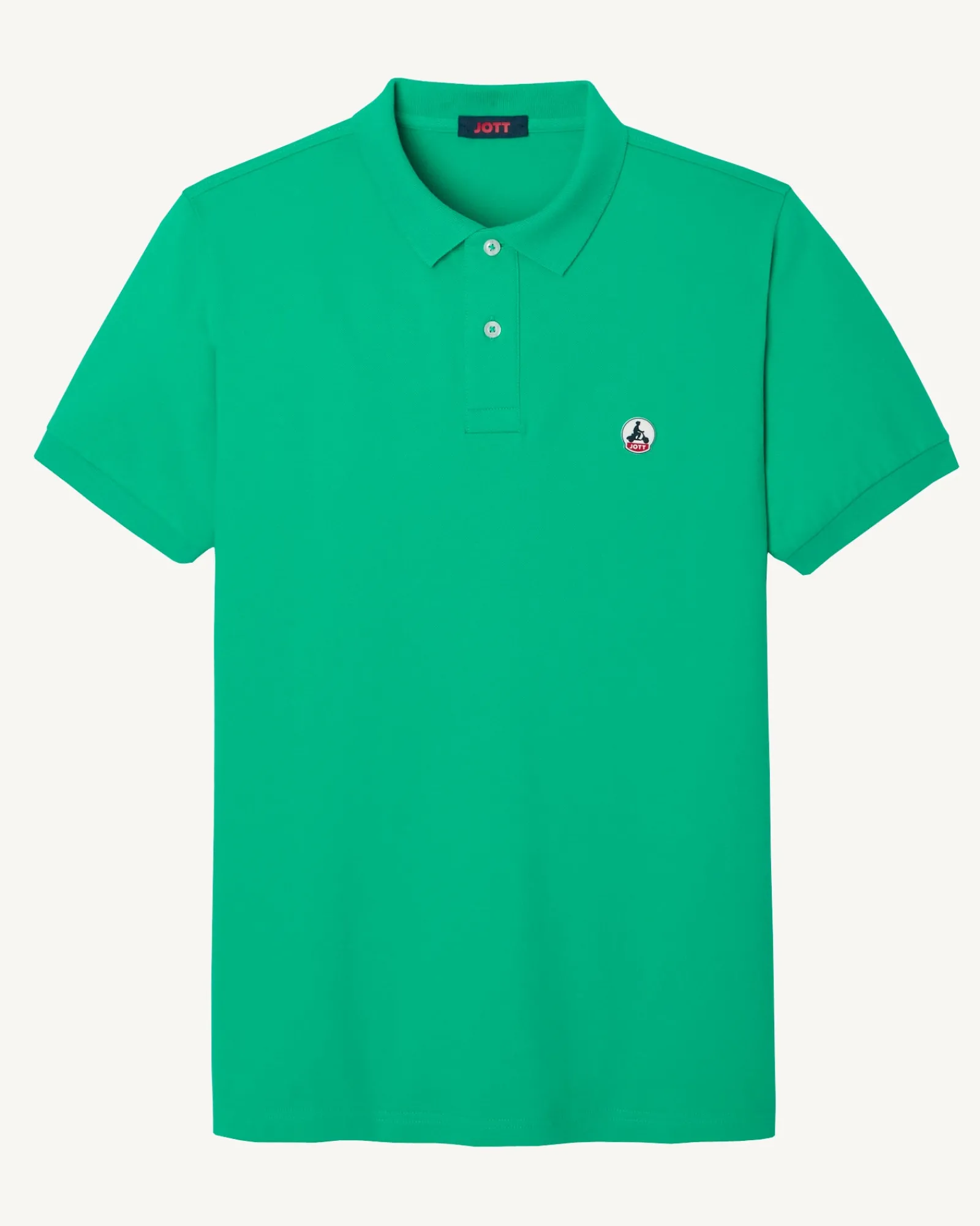 Polo Homme En Coton Biologique Vert Marbella*JOTT Sale