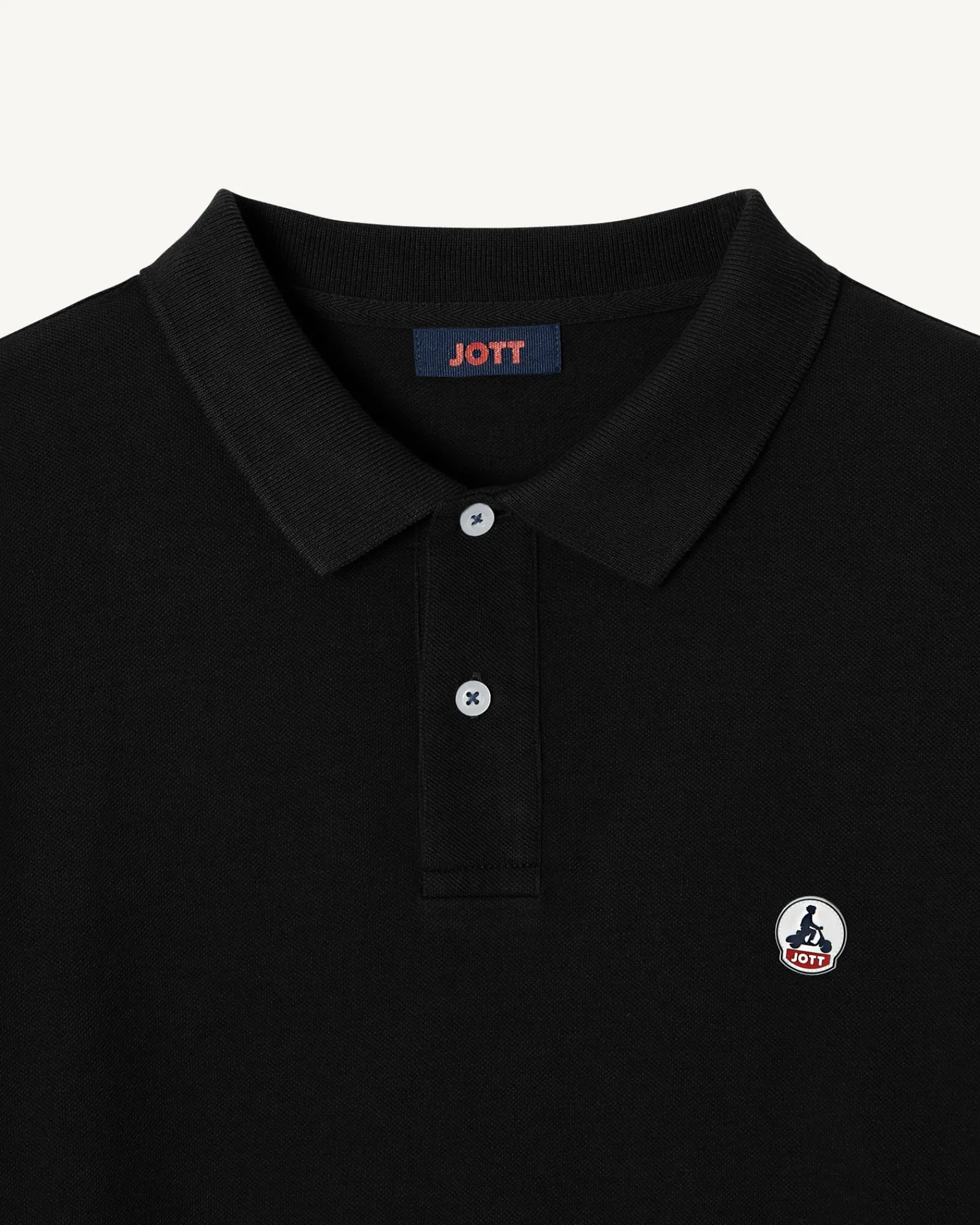 Polo Noir Arcachon*JOTT Fashion