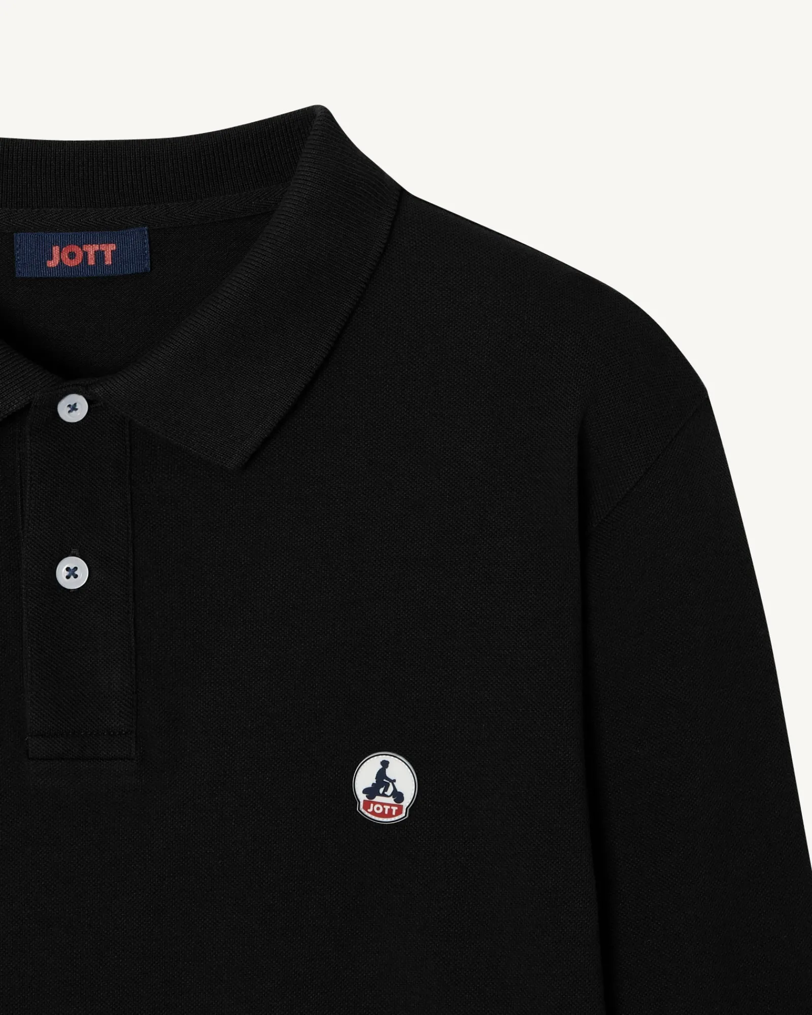 Polo Noir Arcachon*JOTT Fashion