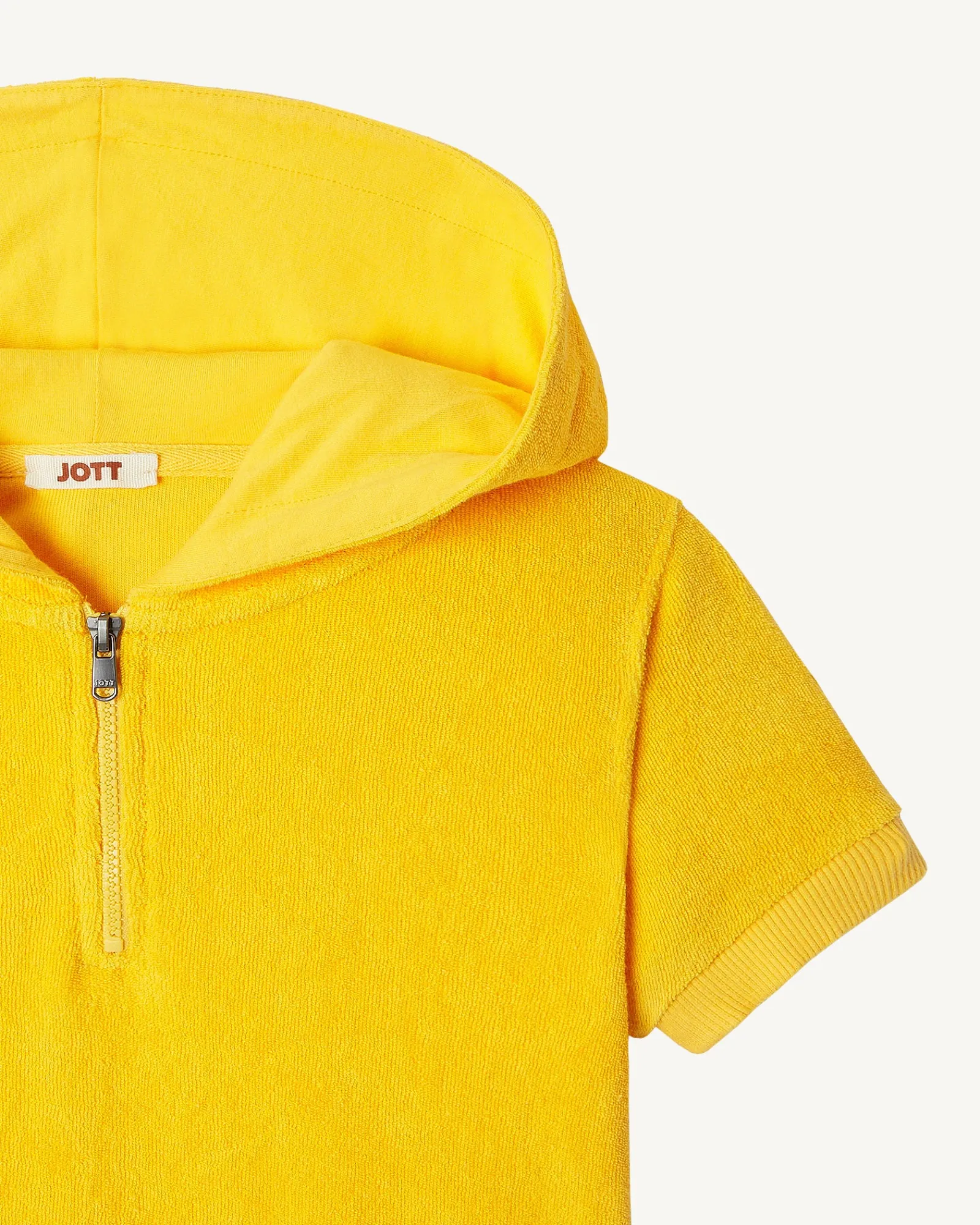Robe Eponge A Capuche Citron Enfant Mini*JOTT Cheap