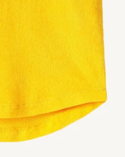 Robe Eponge A Capuche Citron Enfant Mini*JOTT Cheap