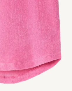 Robe Eponge A Capuche Rose Intense Enfant Mini*JOTT New