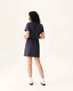 Robe Polo Femme En Coton Biologique Marine Valencia*JOTT Discount