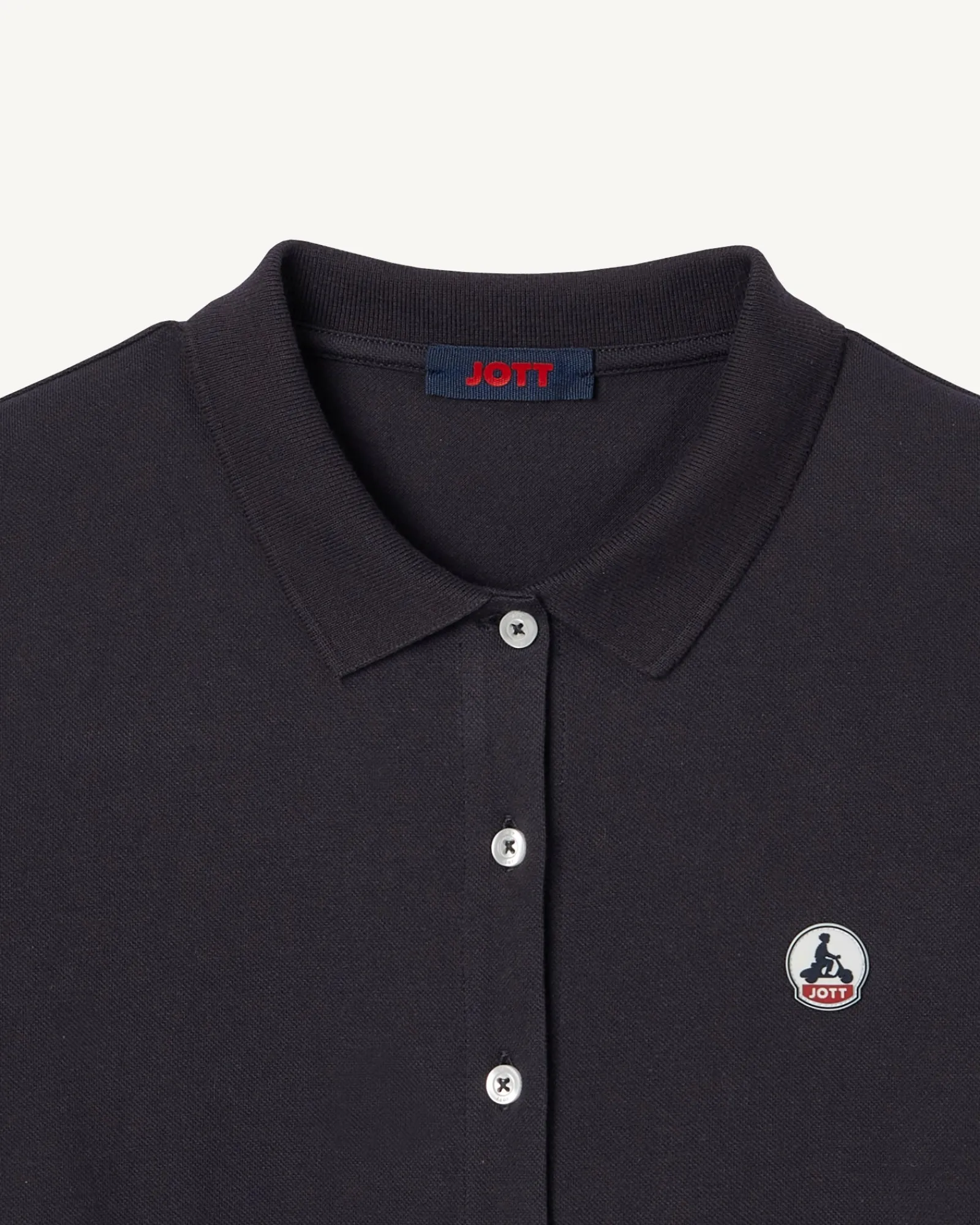 Robe Polo Femme En Coton Biologique Marine Valencia*JOTT Discount