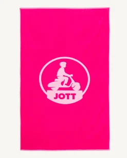 Serviette De Plage En Eponge Rose Intense Beach*JOTT Shop