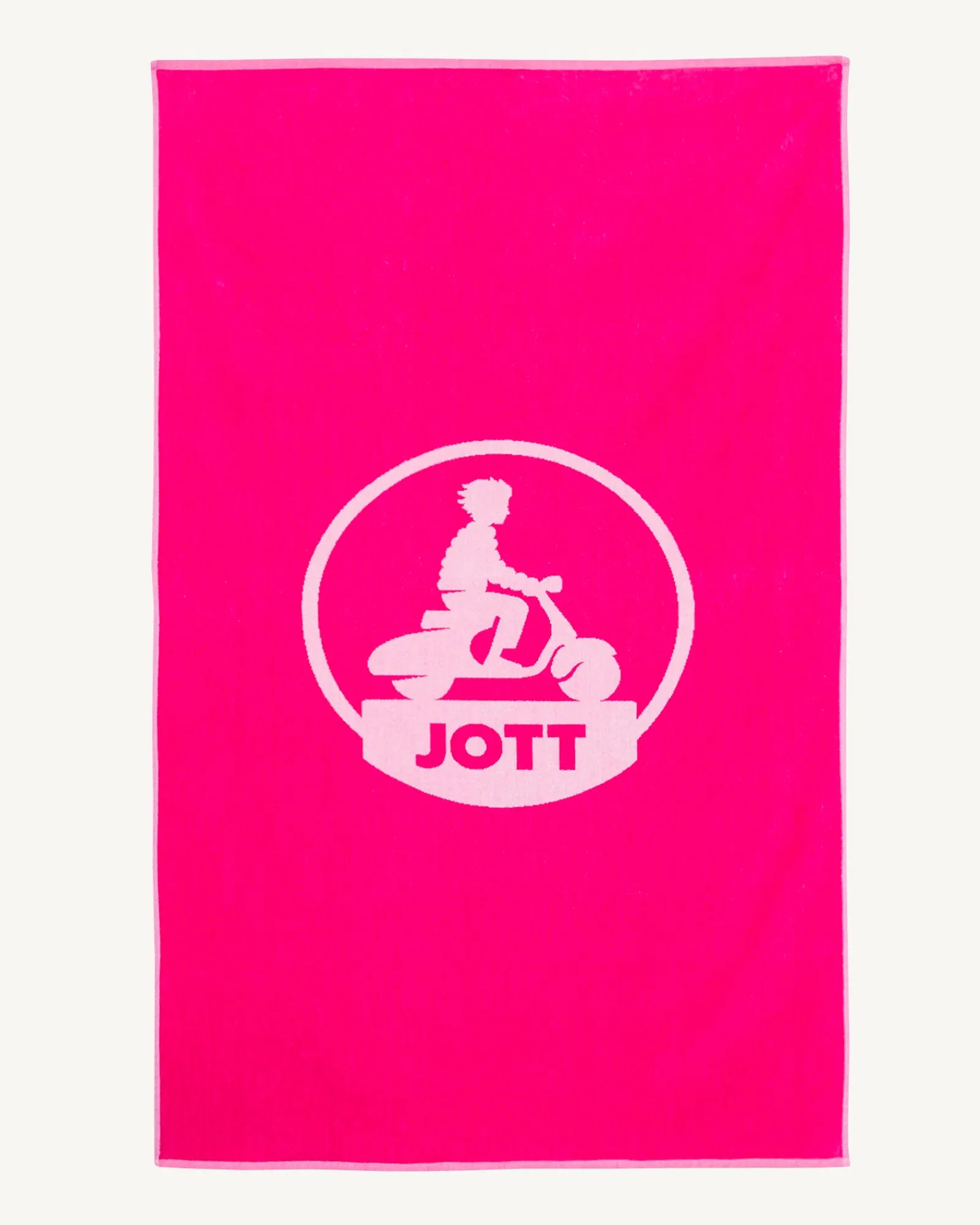Serviette De Plage En Eponge Rose Intense Beach*JOTT Shop