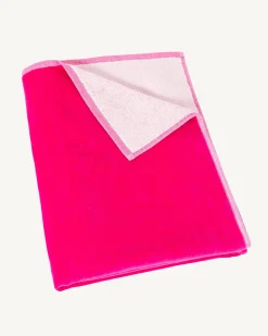 Serviette De Plage En Eponge Rose Intense Beach*JOTT Shop