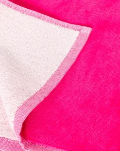 Serviette De Plage En Eponge Rose Intense Beach*JOTT Shop