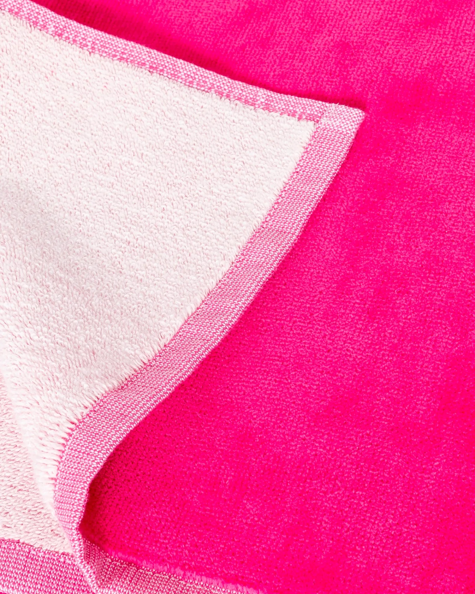 Serviette De Plage En Eponge Rose Intense Beach*JOTT Shop