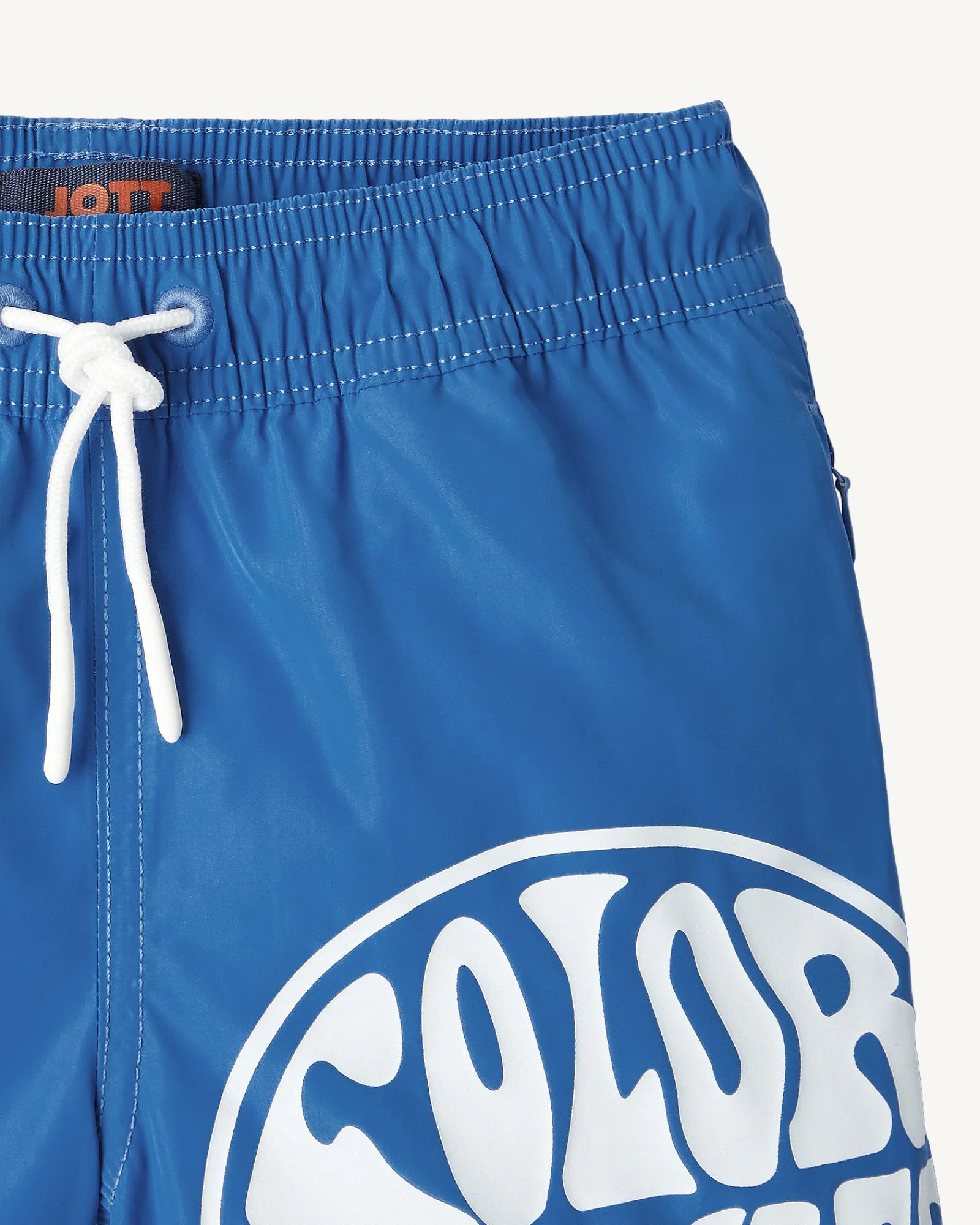 Short De Bain Azur/Funday Blanc Enfant Cassis*JOTT Outlet
