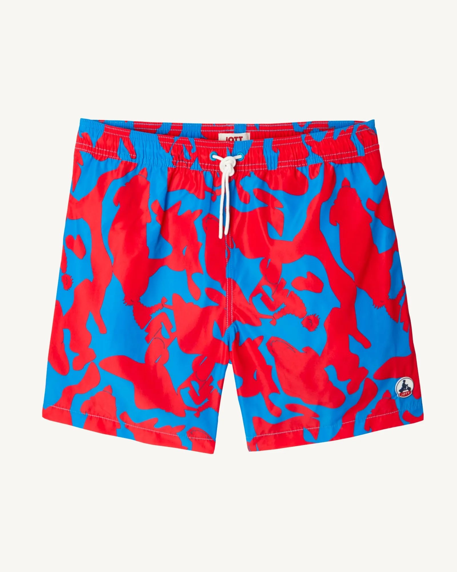 Short De Bain Camo Azur/Rouge Intense Biarritz*JOTT Best Sale
