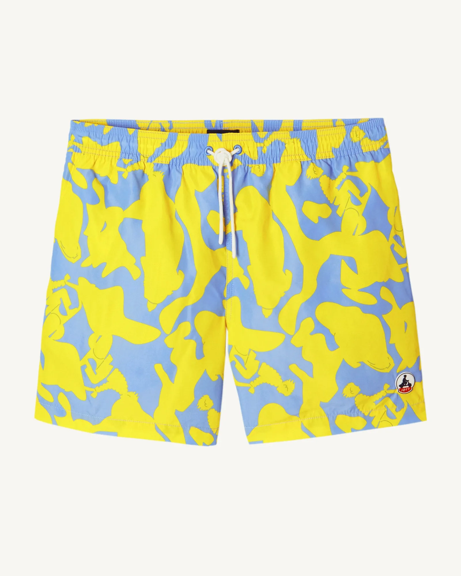 Short De Bain Camo Bleu Clair/Citron Biarritz*JOTT Sale