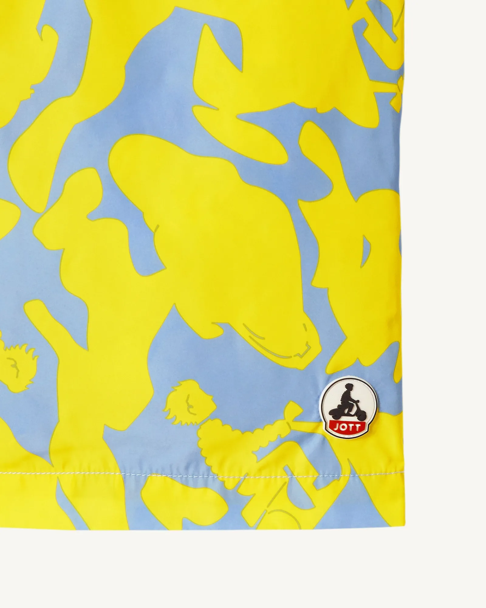 Short De Bain Camo Bleu Clair/Citron Biarritz*JOTT Sale