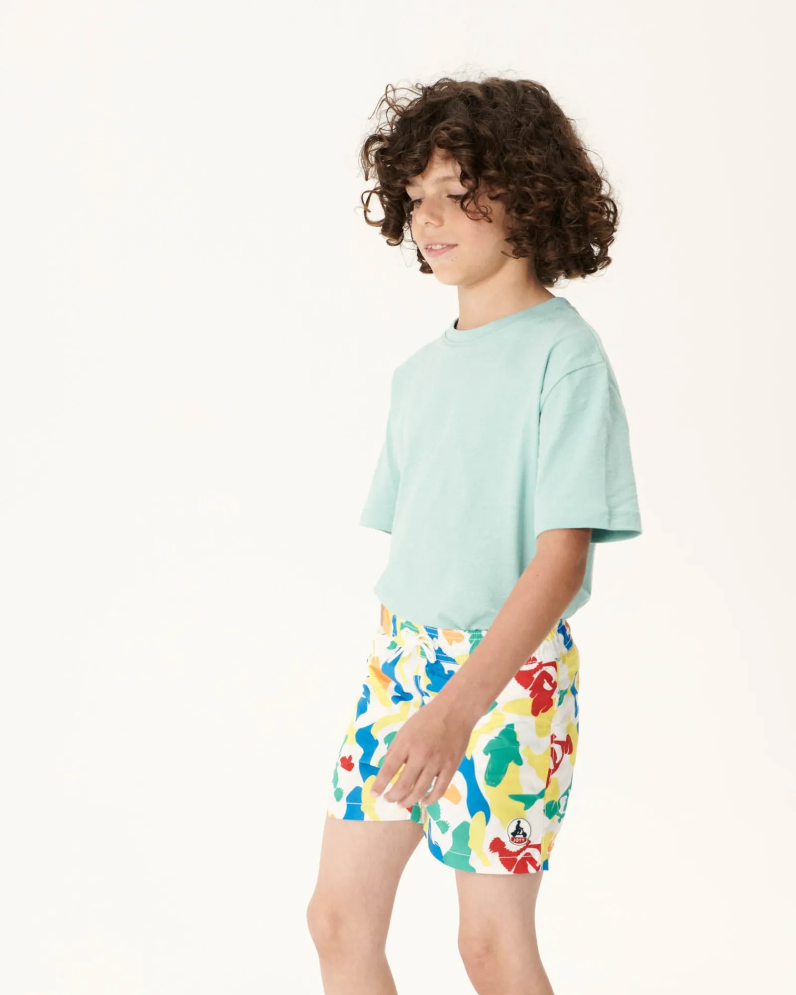 Short De Bain Camo Multico Enfant Cassis*JOTT Online