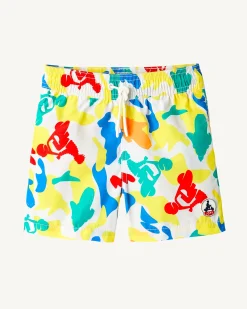 Short De Bain Camo Multico Enfant Cassis*JOTT Online