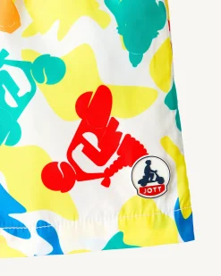 Short De Bain Camo Multico Enfant Cassis*JOTT Online