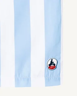 Short De Bain Rayure Bleu Clair/Blanc Dov*JOTT Shop