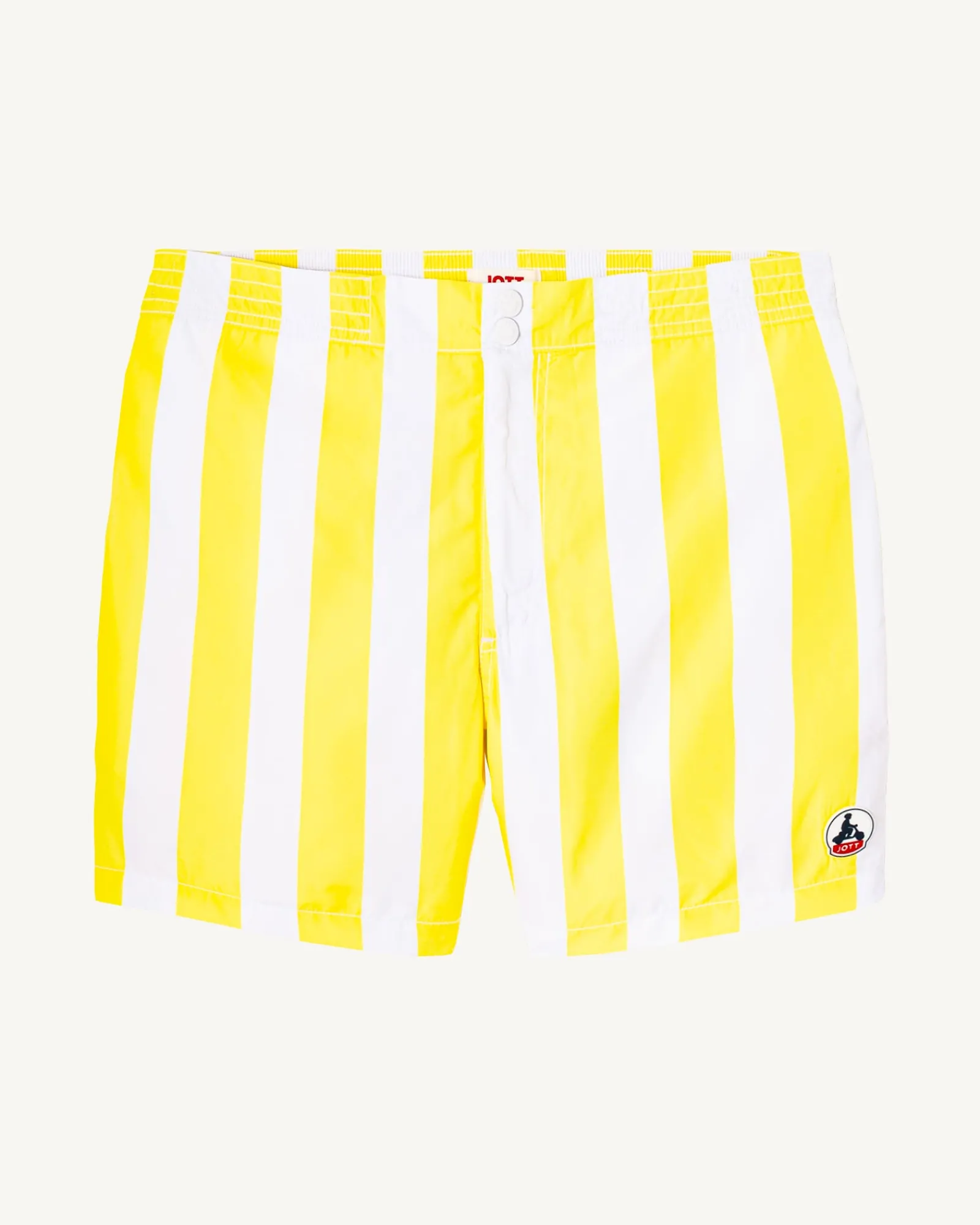 Short De Bain Rayure Citron/Blanc Dov*JOTT Online