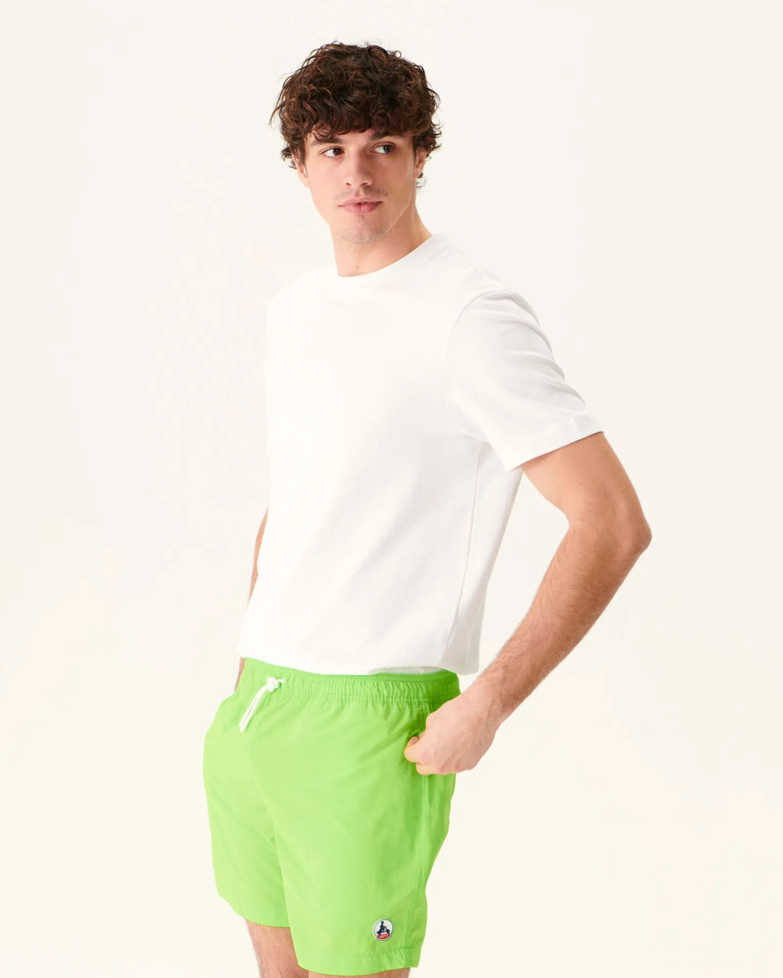 Short De Bain Vert Fluo Biarritz*JOTT Outlet