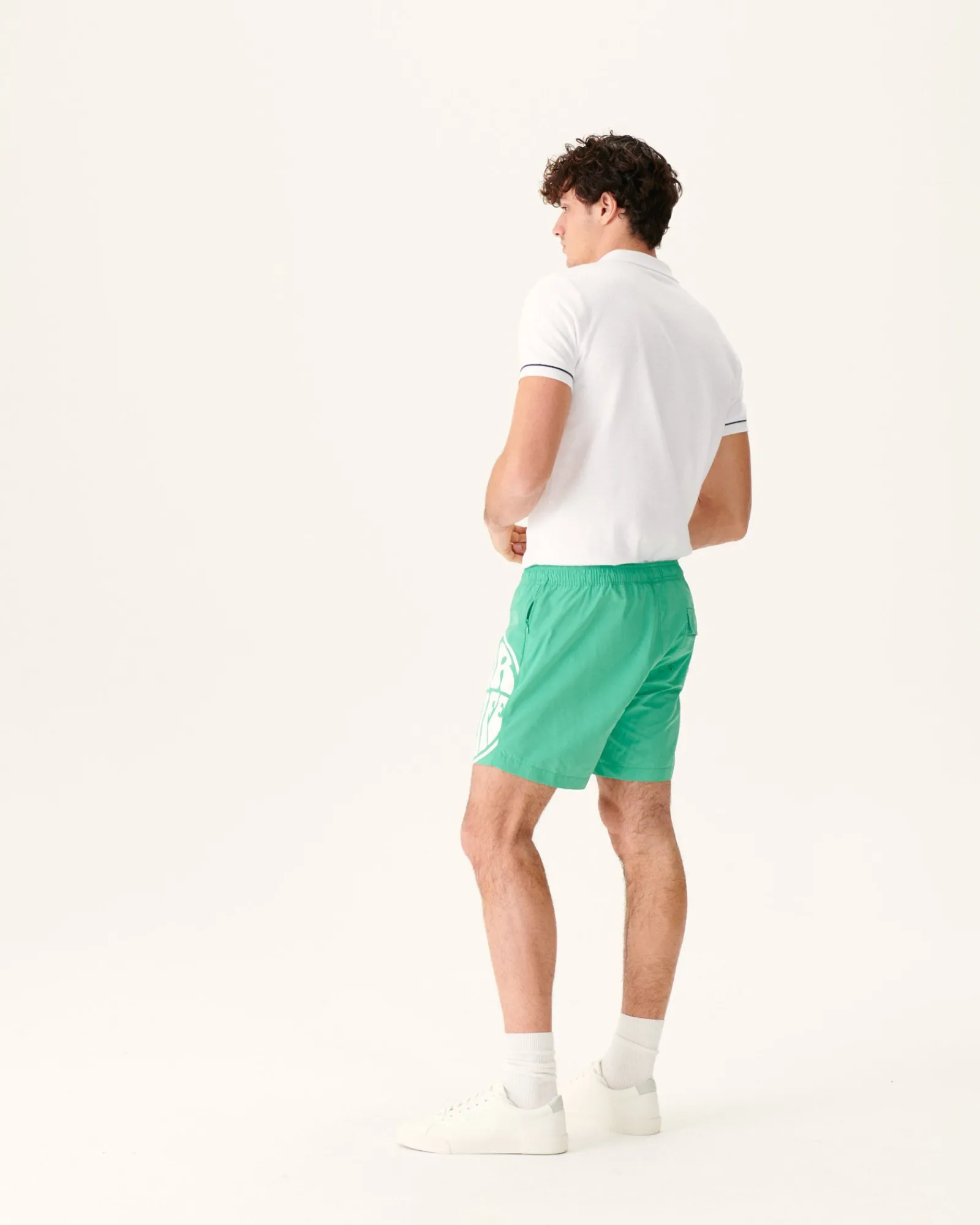Short De Bain Vert/Funday Blanc Biarritz*JOTT Online