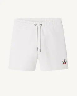 Short En Coton Biologique Blanc Barcelona*JOTT Online