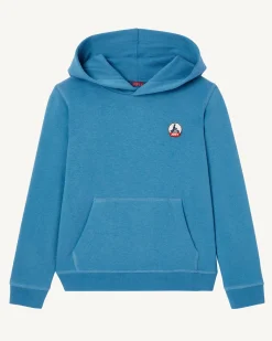 Sweat A Capuche Enfant En Coton Biologique Bleu Jeans Bilbao*JOTT Clearance