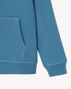 Sweat A Capuche Enfant En Coton Biologique Bleu Jeans Tijuana*JOTT Hot
