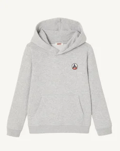 Sweat A Capuche Enfant En Coton Biologique Gris Chine Bilbao*JOTT Discount