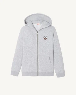 Sweat A Capuche Enfant En Coton Biologique Gris Chine Tijuana*JOTT Flash Sale