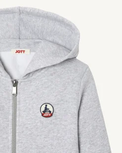 Sweat A Capuche Enfant En Coton Biologique Gris Chine Tijuana*JOTT Flash Sale