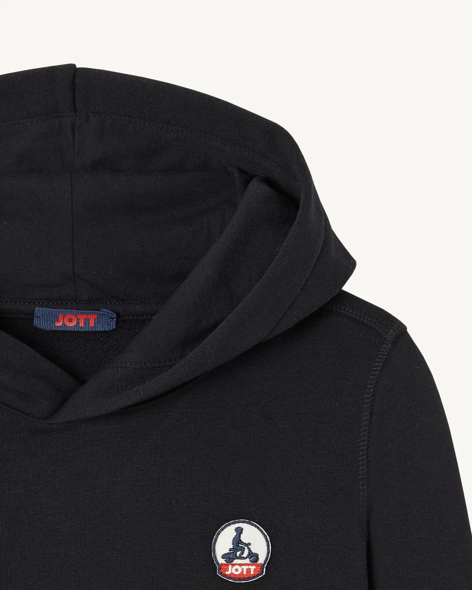 Sweat A Capuche Enfant En Coton Biologique Noir Bilbao*JOTT Hot