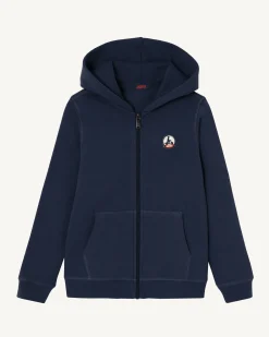 Sweat A Capuche Enfant En Coton Biologique Marine Tijuana*JOTT Hot